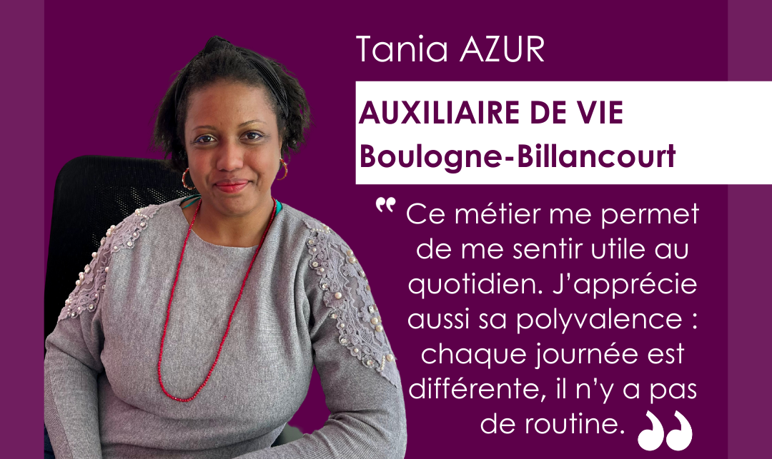 Tania Azur Auxiliaire de vie ONELA