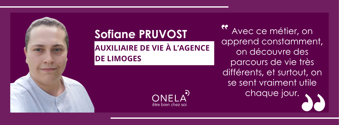 portrait de collaborateur auxiliaire de vie personnes âgées Limoges